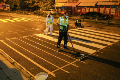 Trafik Güvenliği İçin Gece Gündüz Mesai