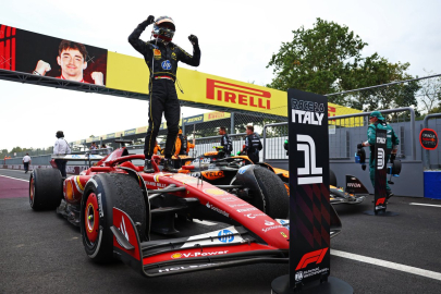 Charles Leclerc İtalya'da Kazandı