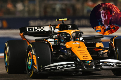 Singapur'da Zafer Lando Norris'in