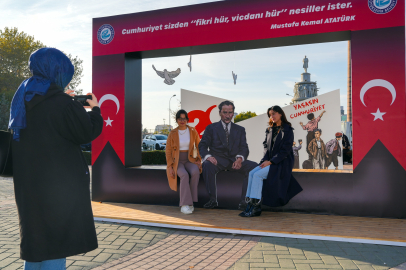 Ulus Meydanı’nda ki Fotoğraf Alanı Büyük İlgi Gördü