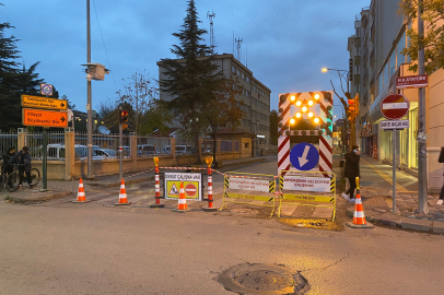 Bir Hafta Sürecek Yol Çalışması Başladı