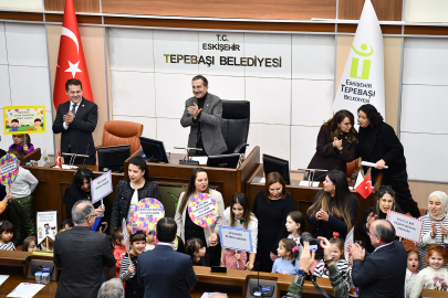 Çocuklar Meclis Toplantısına Renk Kattı